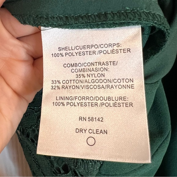 GAL MEETS GLAM Alina Lace Back Jumpsuit. Size 12 - Picture 9 of 9